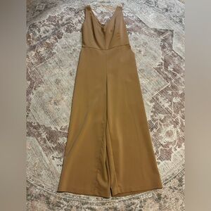 MELLODAY Chic Brown Jumpsuit